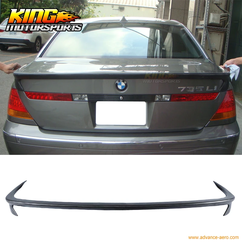 Подходит для 02 05 BMW E65 7 Series AC S стиль спойлер заднего багажника крыла PU 745i 760i 760Li|pu|pu