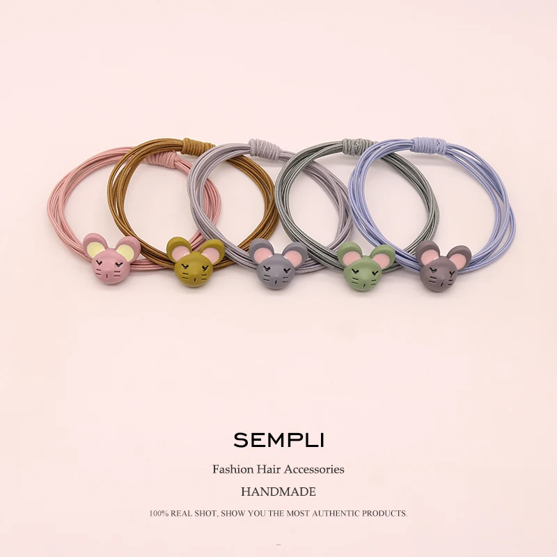 Резинка для волос Sempli из сплава эластичная нейлоновая лента с узлом ручной