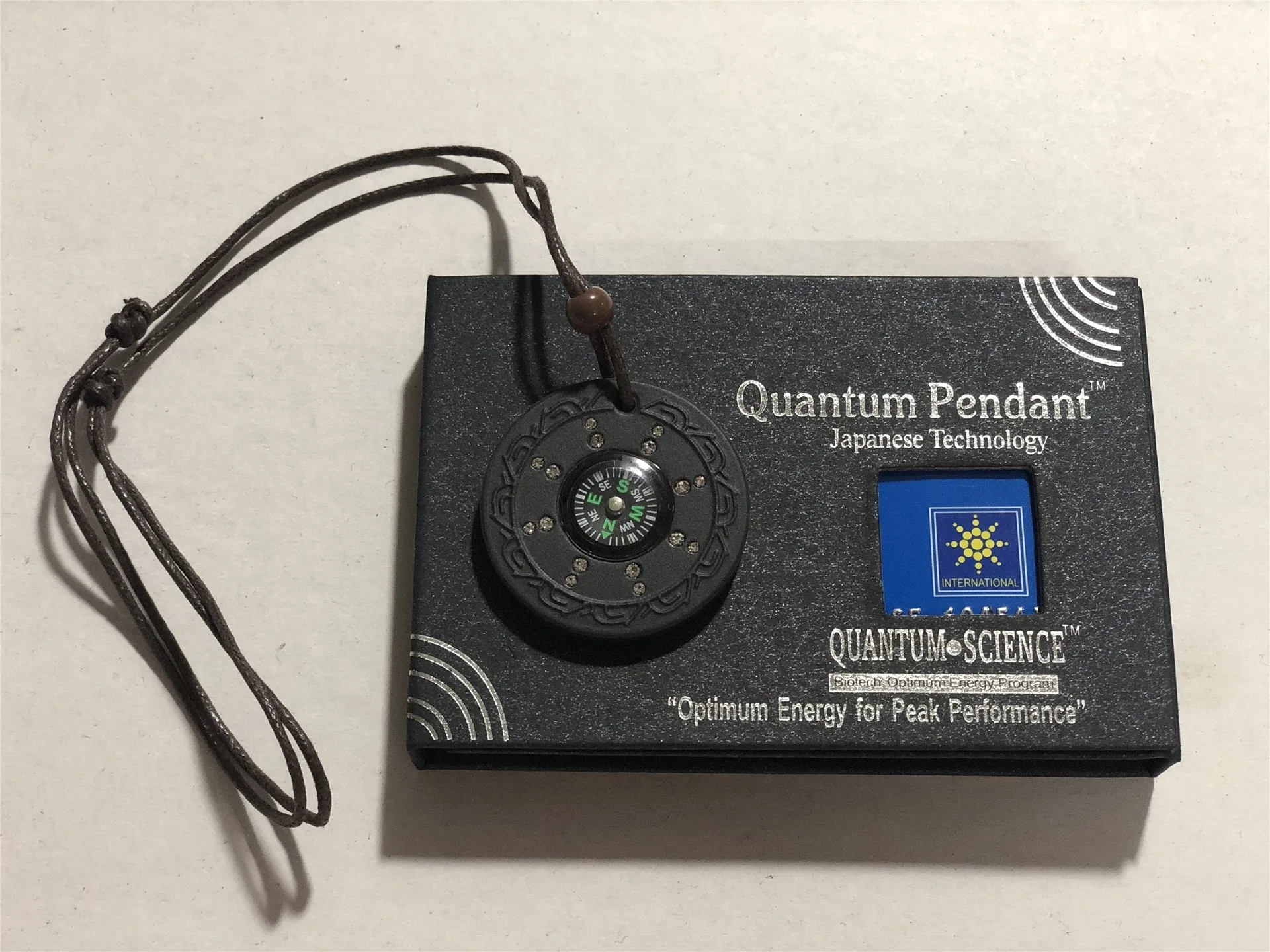 EBUTY натуральный кулон Quantum Pendant скалярной энергии ОТР ионов защиты подарок