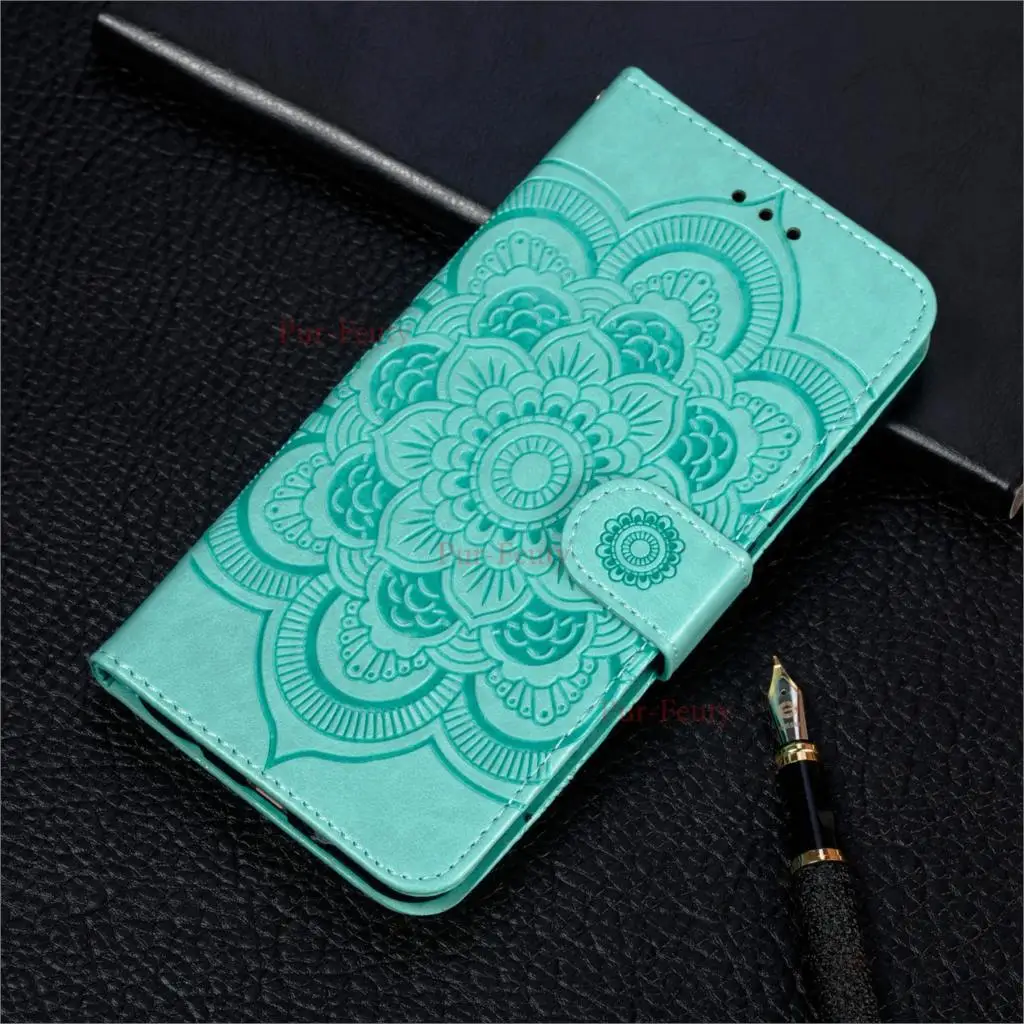 Чехол для sony Xperia XZ3 XA2 Plus, кожаный флип-бумажник с изображением мандалы, с цветочным рисунком, с магнитной подставкой, чехлы для телефонов sony Xperia XA3 H4413