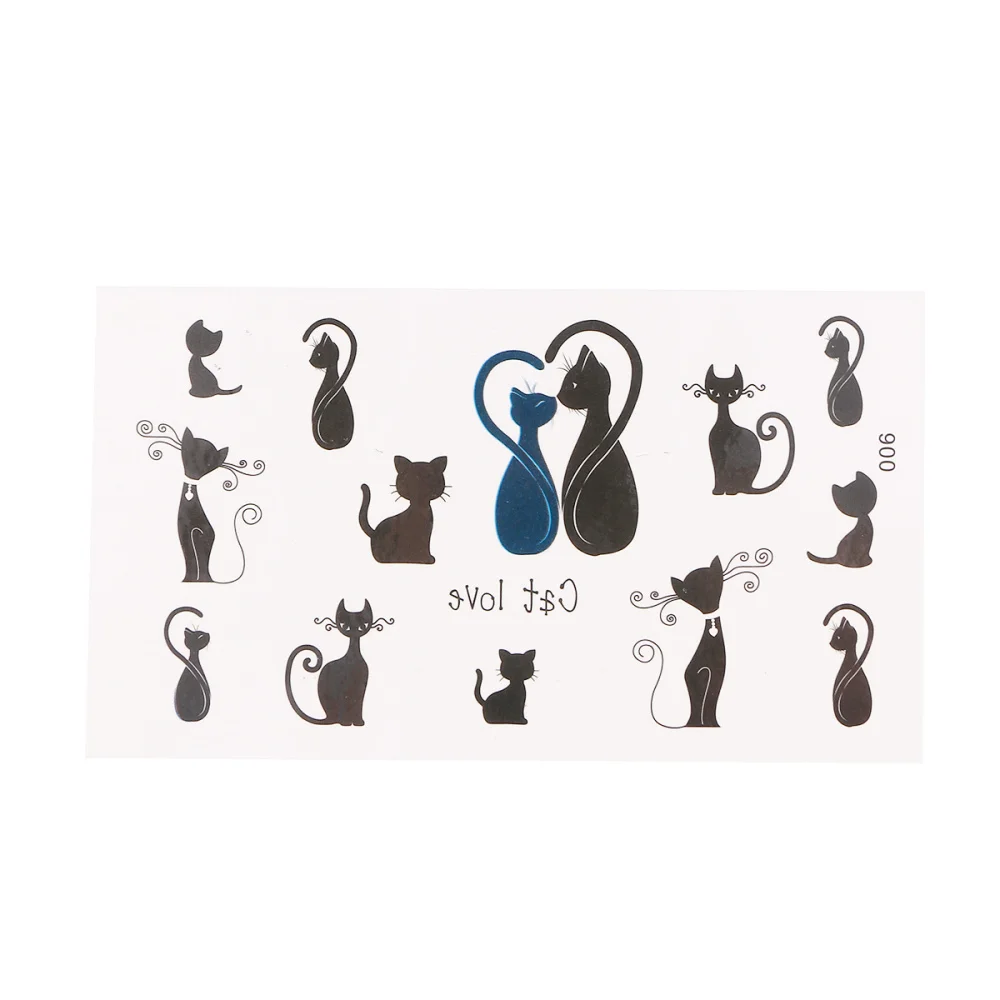 

10 Sheets Cat Stickers Waterproof Decor Stickers for Woman Man Lady