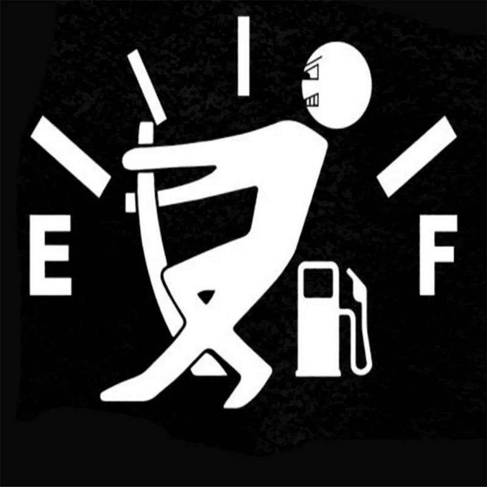 

Funny Car Stickers Decal Fuel Empty for clip renault audi a6 c7 opel insignia focus mk1 galaxy chrysler voyager passat b5 fl