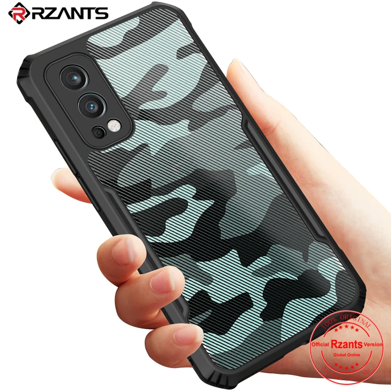 

Rzants For Oneplus Nord 2 5G Case Hard [Camouflage] Shockproof Slim Camera Protection Cover
