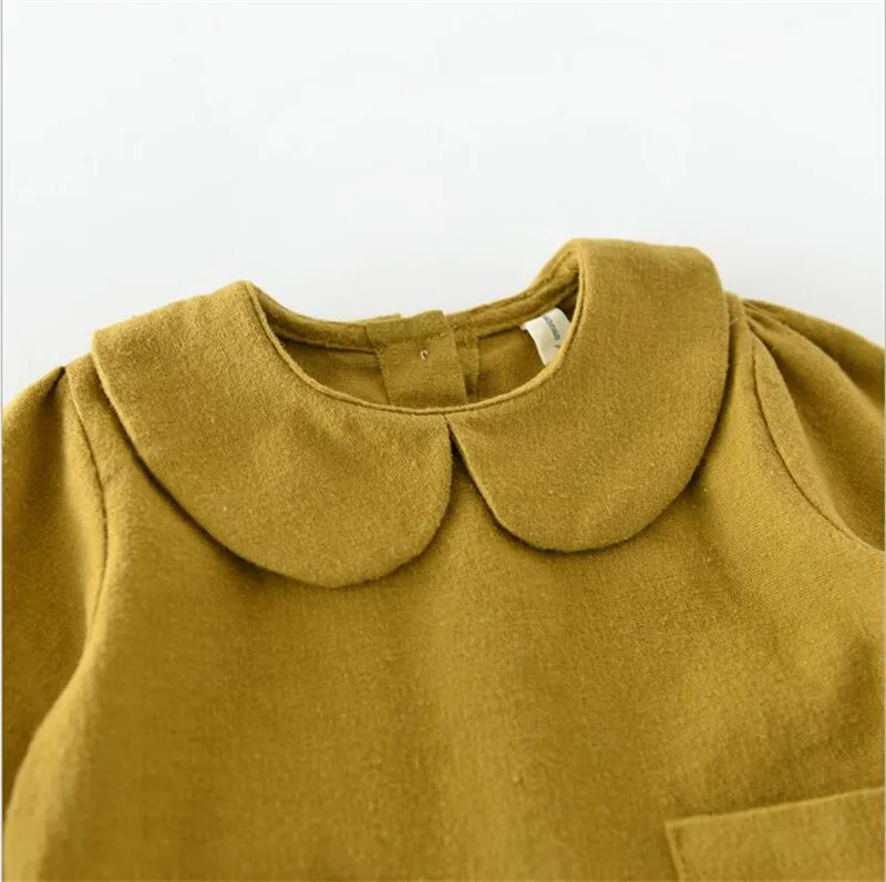 2019 повседневные блузки для новорожденных девочек новый стиль одежда с длинным