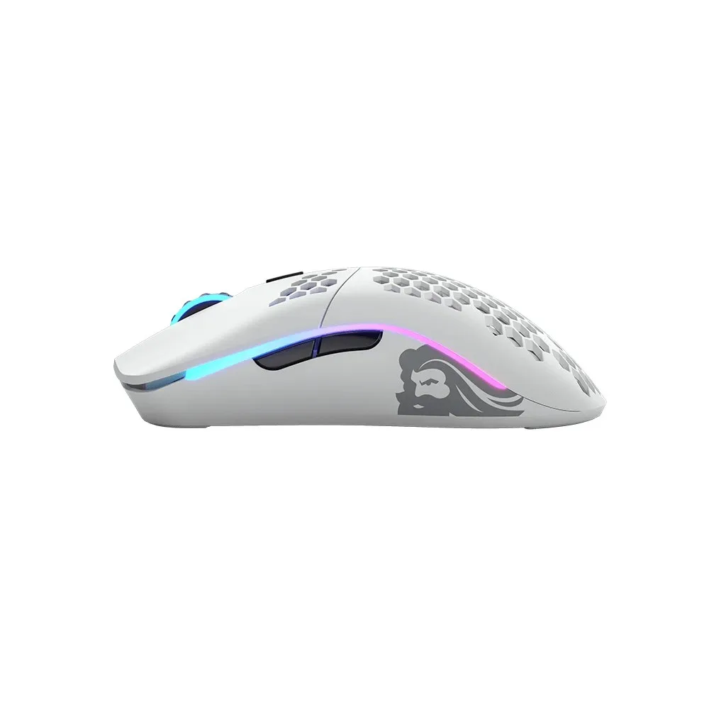 GLORIOUS Model O- (MINUS) Light Weight Wireless Mouse, Matte Black/White Color Gaming Mouse images - 6
