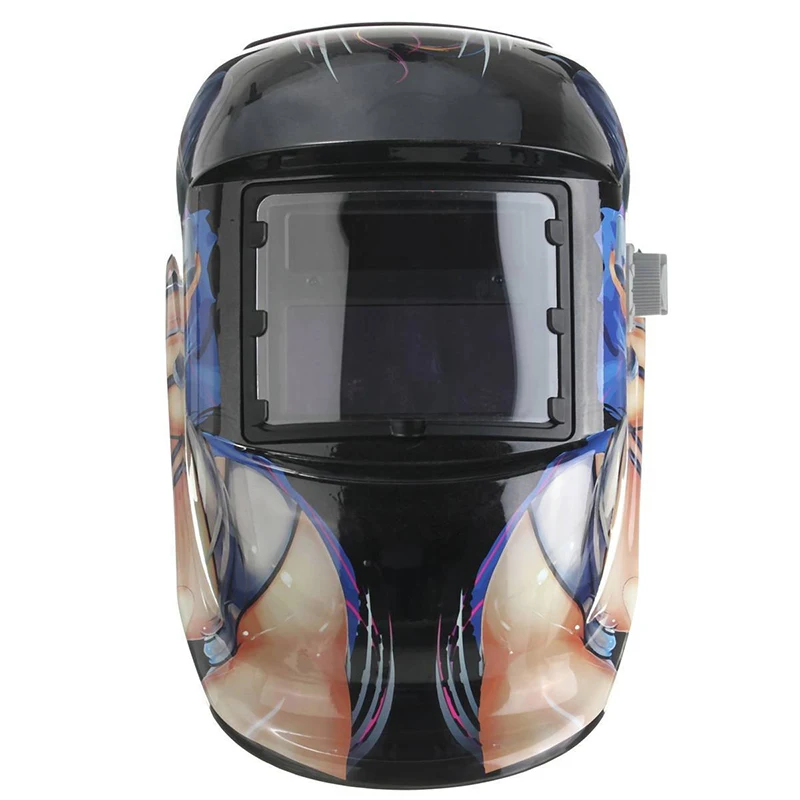 Welding Mask Hood Solar Automatic Helmet (Solar Power for Recharge) Face Protection (Beautiful Girl) | Инструменты