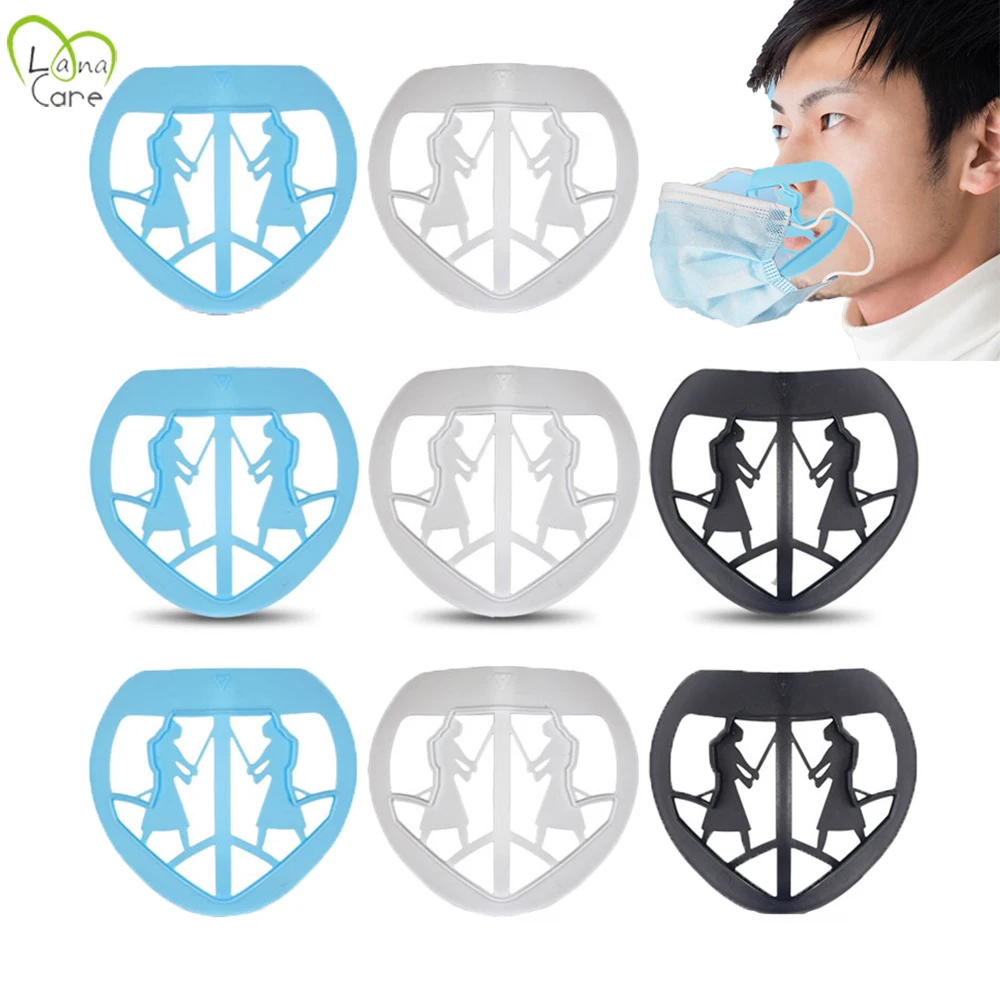 

5/10PCS New Mask Bracket Reusable Lipstick NonStick-up Mask Stand Inner Support Nose Increase Breathing Space Mouth Mask Holder