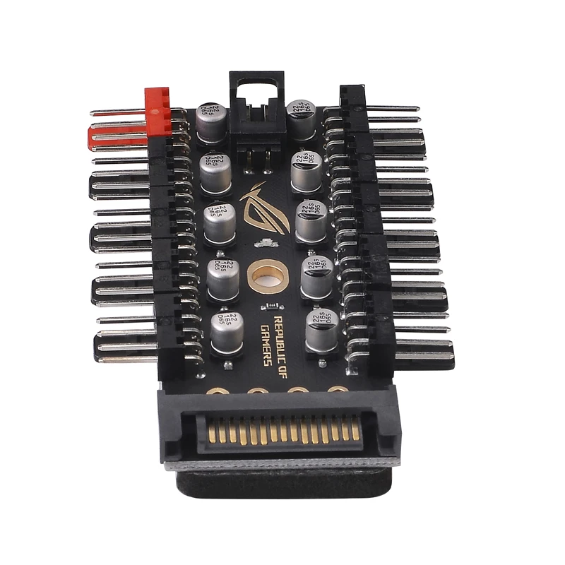 

Устройство для охлаждения кулера PWM, 4-контактный разъем, USB-кабель 12 В, адаптер контроллера скорости вентилятора со светодиодной подсветкой ...