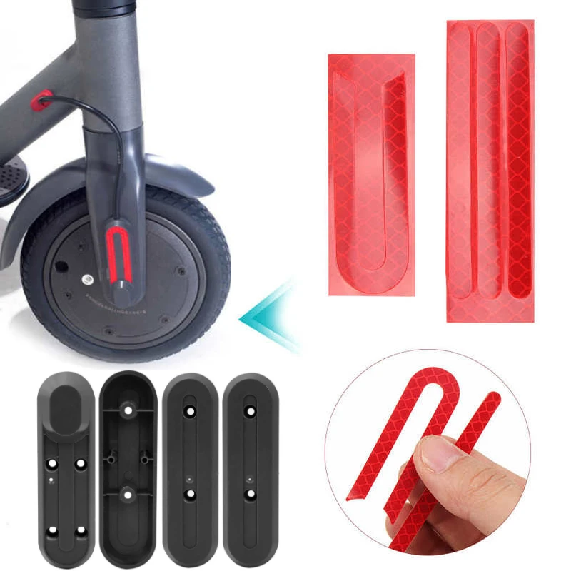 Колпачок на ступицу колеса защитный чехол и резиновая наклейка для Xiaomi MIJIA M365