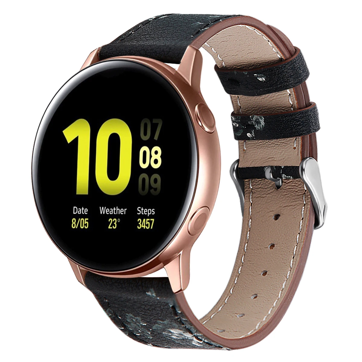 Для samsung Galaxy Watch Active 2 кожаный ремешок 20 мм высококлассный верхний слой из натуральной кожи дышащий сменный Браслет