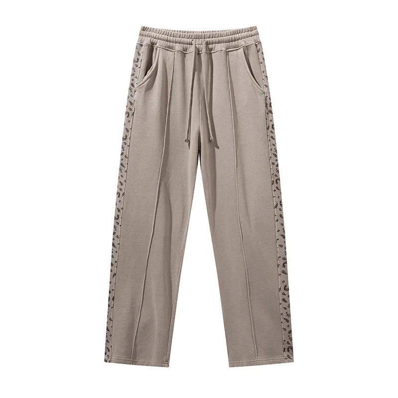 

BETHRIVED Side Cashew flowers pattern swearpants men fashion trousers streetwear joggers men track pants HIP HOP pants 2222