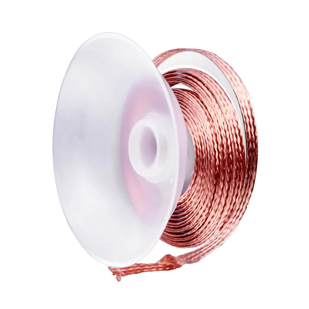 

10PCS Solder Wicks Desoldering Braided Solder Remover Wicks 1.5mm 1.5m Long Solder Remover Wick Wire Tool