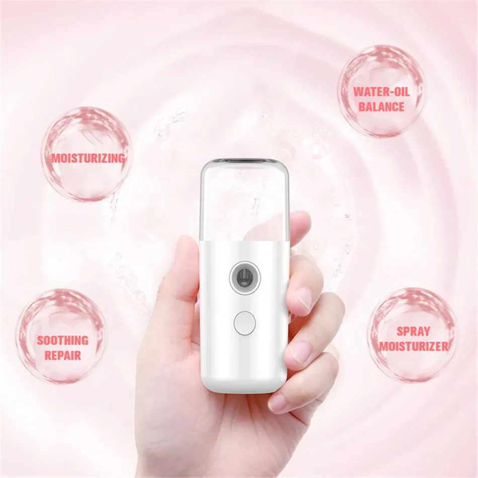 Нано-аппарат для паровой бани лица с пульверизатором портативный увлажнитель USB