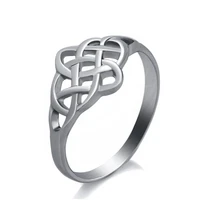 fashion jewelry simple classic celtic pattern women ring engagement wedding ring