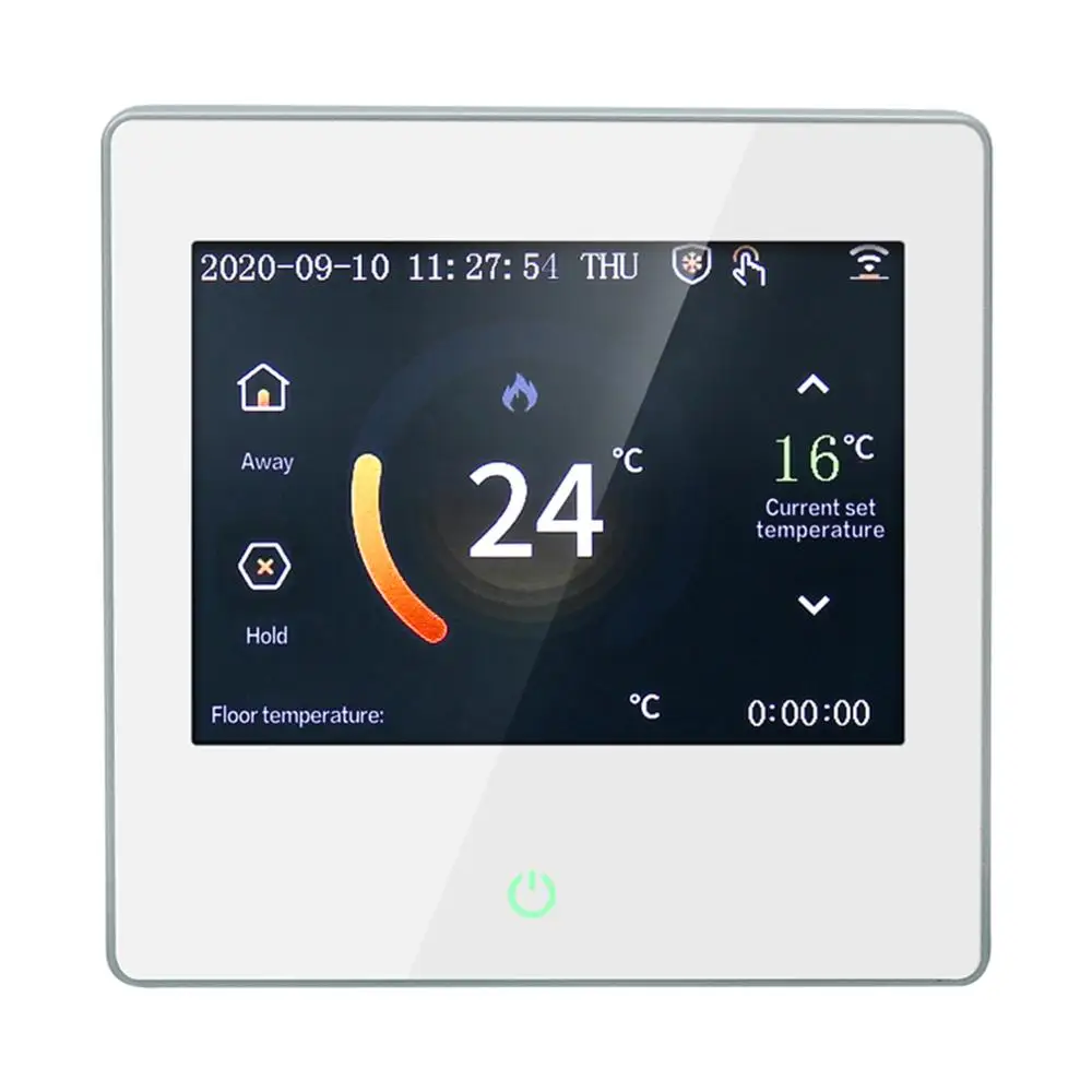 

Wifi Thermostat Weekly Programmable Thermostat Electric Heating 16A Digital Temperature Controller LCD Touches screen for Home