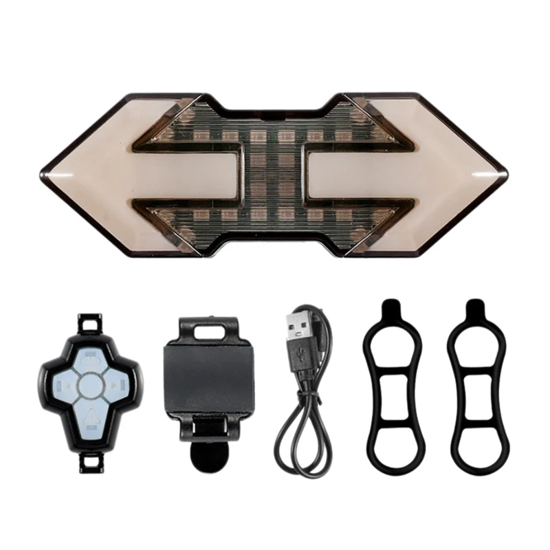 

Умный беспроводной задний фонарь, светодиодный поворотник с дистанционным управлением, легкая установка, индивидуальные запчасти для вело...