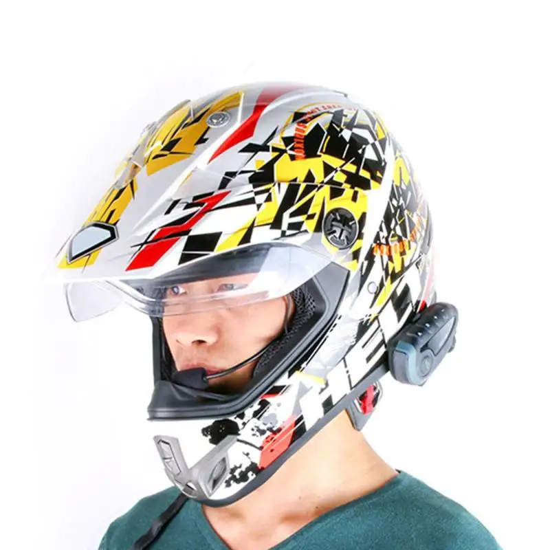 Bluetooth гарнитура V8 5 Rider для шлема ручка с дистанционным управлением NFC мобильный