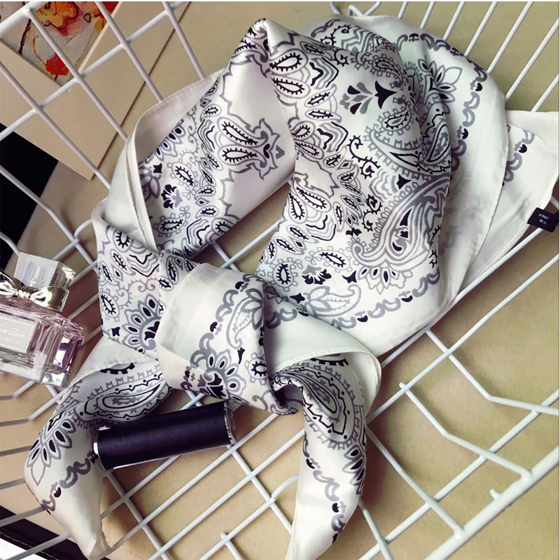 

Women's imitation silk scarf beach shawl spring summer autumn scarf plaid size beach shawl scarf for women