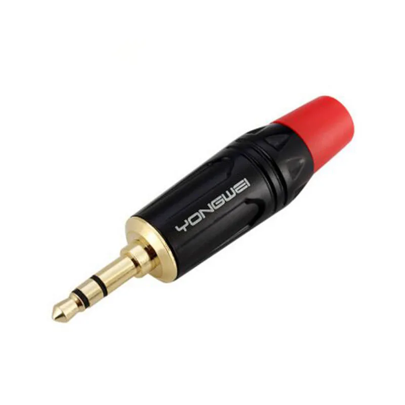 Высококачественный аудиоразъем 3 5 мм позолоченный адаптер для наушников сделай