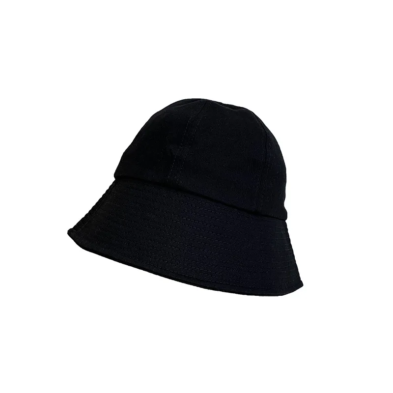

Summer Unisex Thin Black Sun Hat Men Beige Brown Black Cotton Sun Hat Slogan Fisherman Bob Gorro