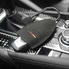 Чехол для ключей Audi, кожаный универсальный чехол для Audi A4, B8, B9, A6, C6, C7, A7, A8, TT, верхний слой, замша