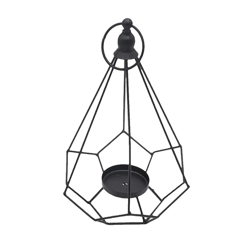 Модный геометрический подсвечник домашний декоративный с ромбовидной формой