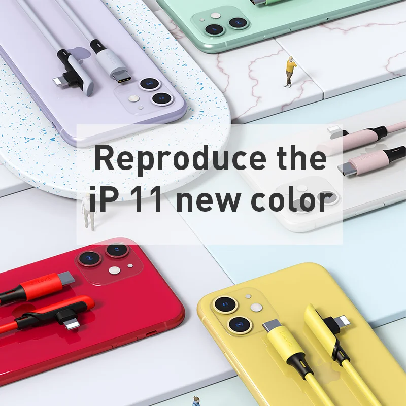 Зарядный кабель Baseus USB Type C для iPhone 11 Pro/XS Max/XR/X/8 Plus 18 Вт|Кабели мобильных телефонов| |