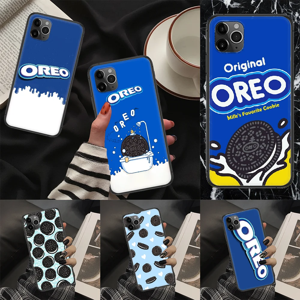 

Oreo Chocolate Phone Case Cover Hull For iphone 5 5s se 2 6 6s 7 8 12 mini plus X XS XR 11 PRO MAX black trend cover tpu funda