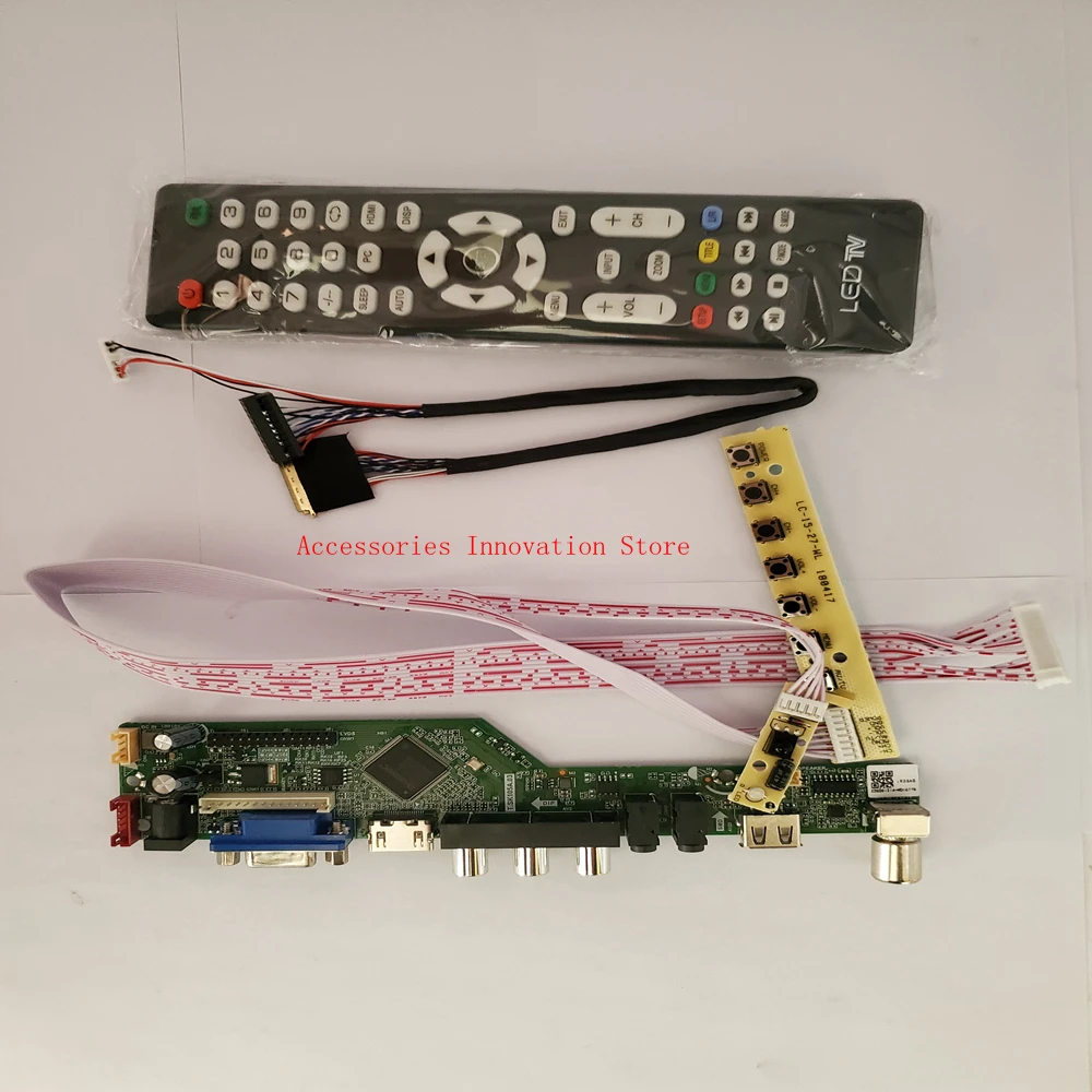 Kit for  B173RW01 V.0 v0  TV+HDMI+VGA+USB LCD LED screen Controller Driver Board 