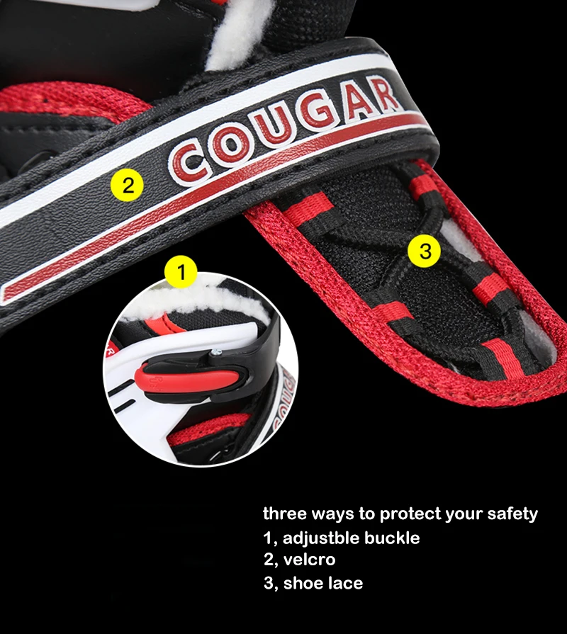 1 пара для взрослых женщин и мужчин зимние коньки со льдом обувь катания на льду