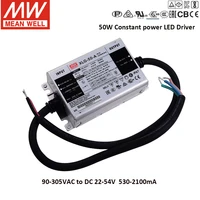 taiwan meanwell switching power supply xlg 50 a 50w constant power led driver ip67 security pfc
