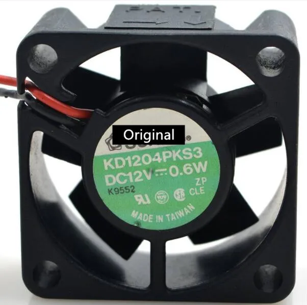 Оригинальный 100% рабочий 40 мм 4020 12 В KD1204PKS3 2-линейный теплоотвод охлаждающий вентилятор