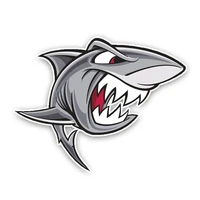 dawasaru angry cartoon great white shark car sticker cover scratch decal motorcycle auto accessories decoration pvc14cm11cm