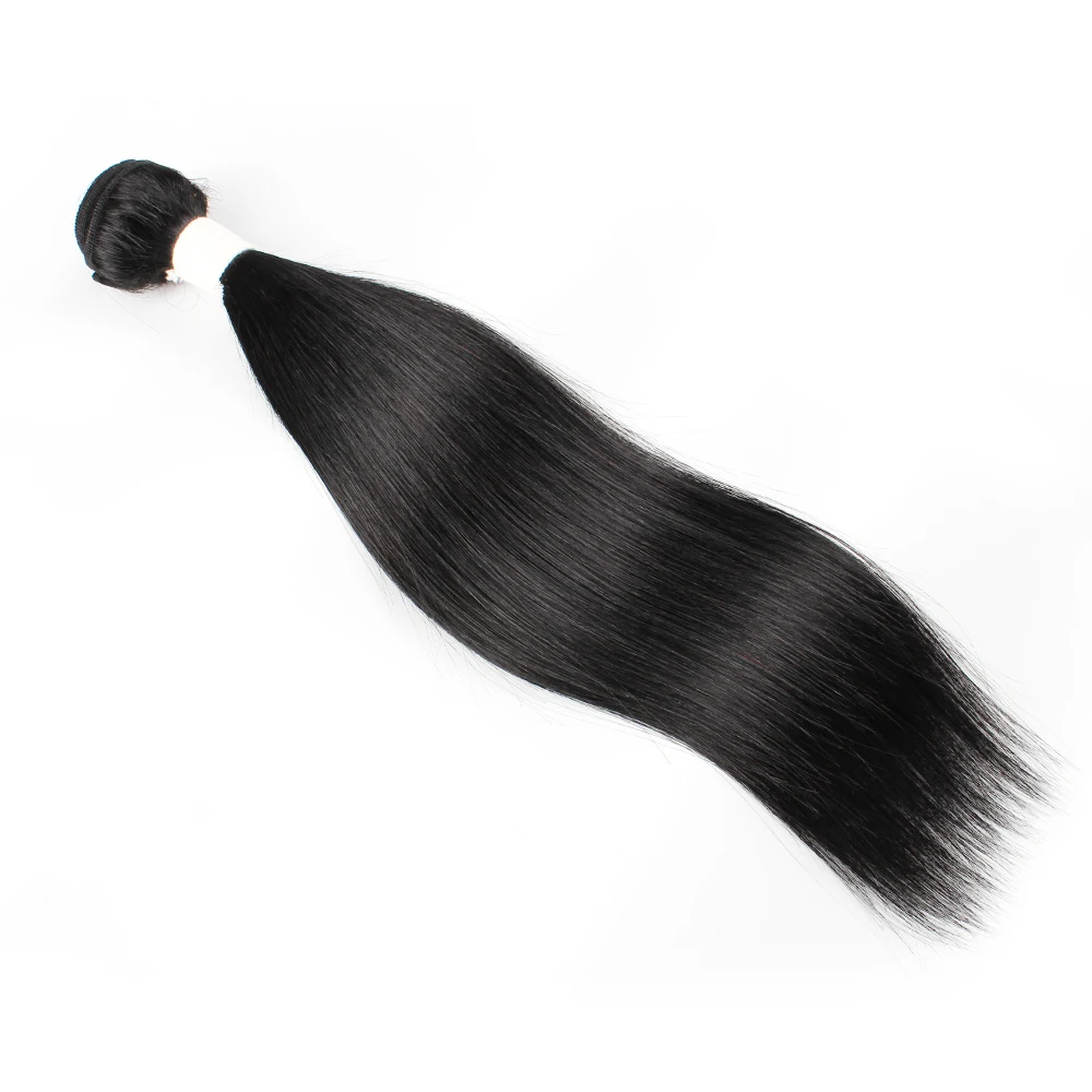 Kisshair #1 человеческие волосы пряди черные предварительно окрашенные Remy перуанские
