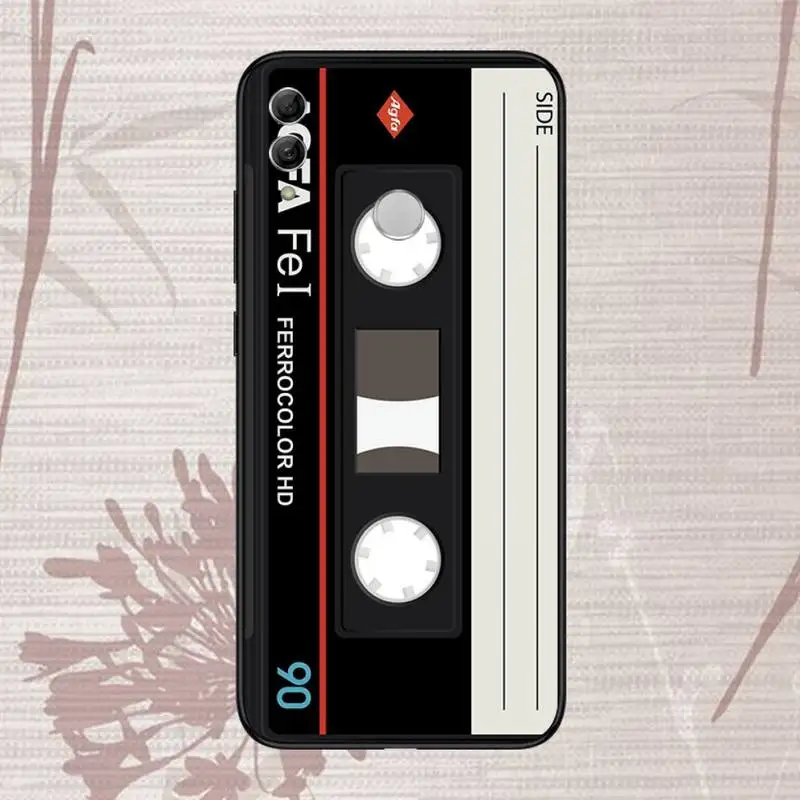 

RETRO CASSETTE TAPE vintage Phone Case For Huawei Honor 7C 7A 8X 8A 9 10 10i Lite 20 NOVA 3i 3e