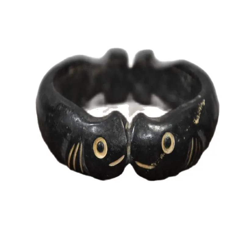 

Chinese ancient Hongshan Culture meteorite meteorite double fish Bracelet