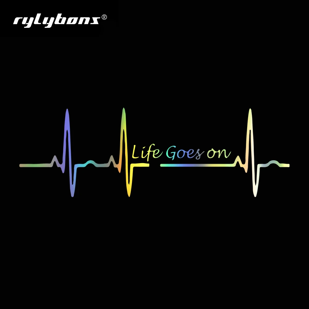 17 5 см * 8 автомобильные наклейки и Life Go On виниловые на окна двери для