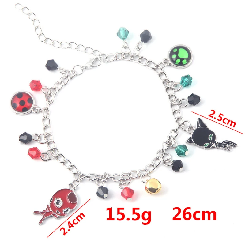 

Anime Black Cat Bracelet Girl Boy Cartoon Green Print Enamel Cat Paw Finger Bracelet For Kids Men Cosplay Jewelry Party Gift