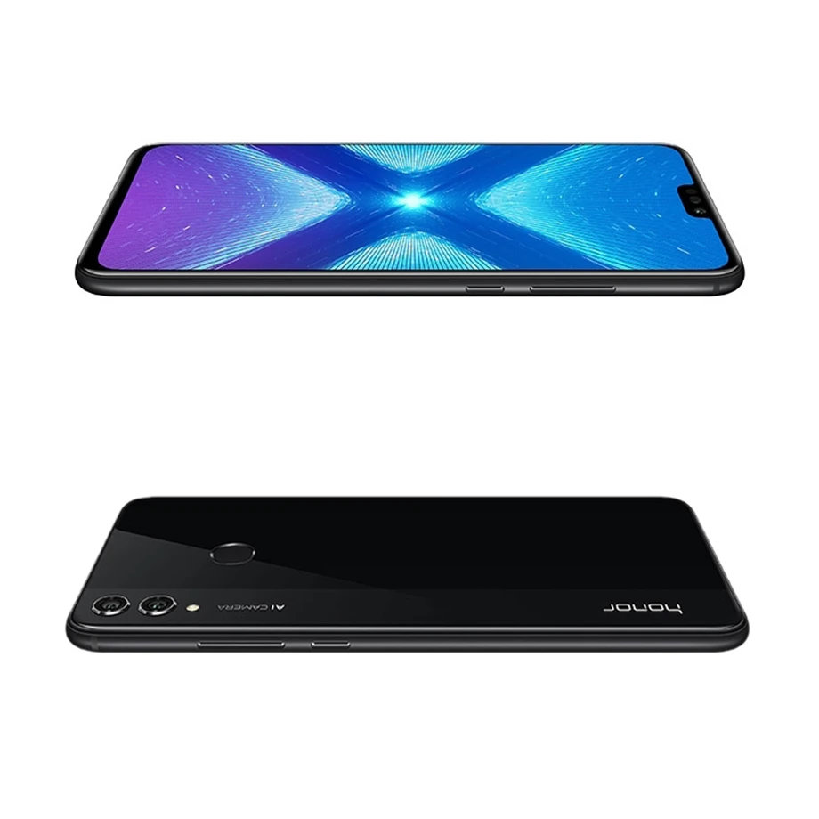 Honor 8X Kirin 710 Восьмиядерный 6,5 ''20MP& 2MP& 16MP 3400 mAh ram 6GB rom 64GB распознавание лица отпечаток пальца