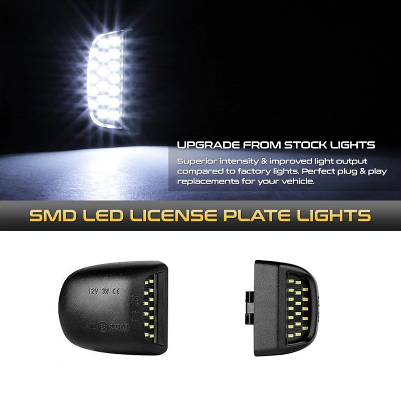 Автомобильный светодиодный светильник для номерного знака Chevrolet Silverado Tahoe Gmc Cadillac