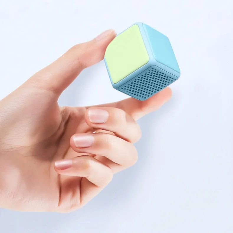 Миниатюрная Bluetooth-колонка небольшой кубический беспроводной динамик уличный