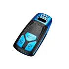 ТПУ кожаный защитный чехол для автомобильного ключа чехол для AUDI A4 A4L A5 Q5 Q7 B9 TT TTS 8S 2016 2017 2018 аксессуары для автостайлинга