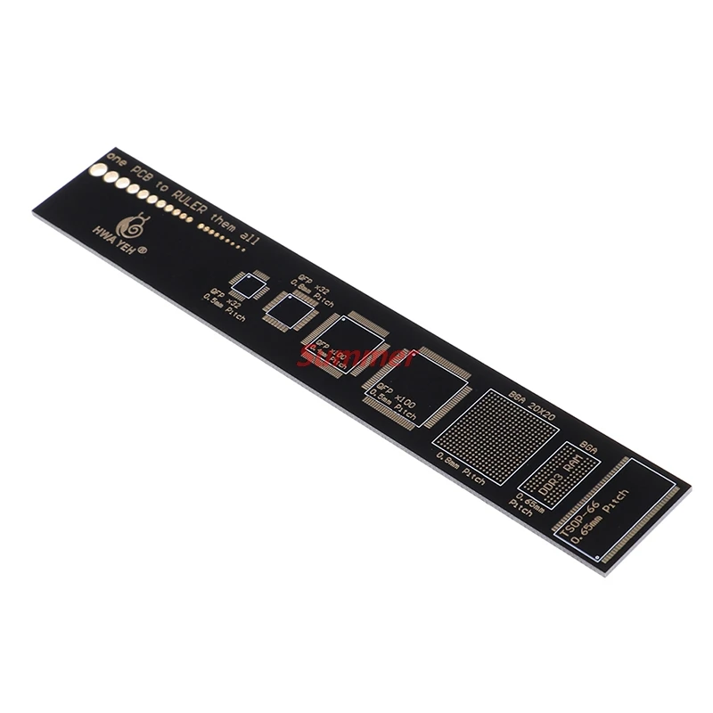 

Hot PCB Ruler For Electronic Engineers For Geeks Makers For Arduino Fans PCB Reference Ruler PCB Packaging Units