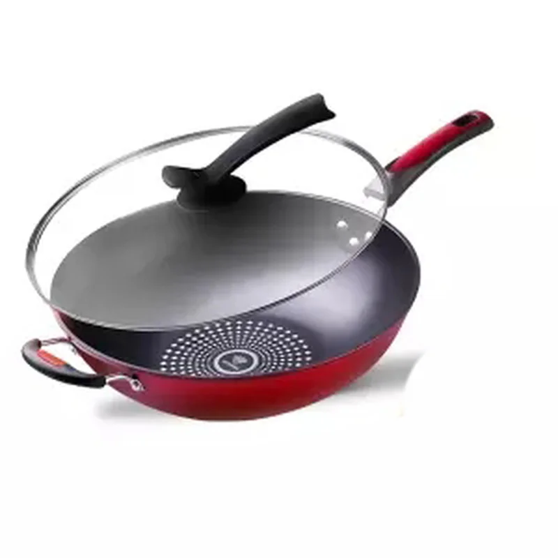 Сковорода с антипригарным покрытием универсальная чугунная сковорода для