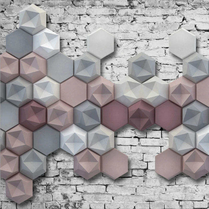 Пользовательские фотообои для гостиной спальни стен рельефная настенная плитка