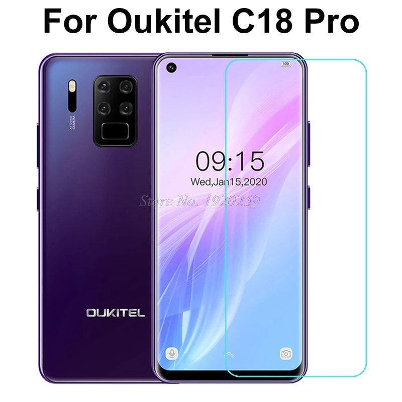 Для Oukitel C18 Pro закаленное стекло 9H Премиум Защитная пленка для экрана фотопленка 6