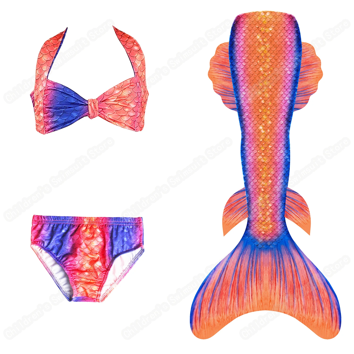 

Cosfans Summer New Mermaid Tail Split Swimsuit For Children The Little Mermaid Princess Cosplay Costume For Comic Exhibition