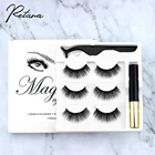 Магнитная подводка для ресниц, магнитная подводка для ресниц, натуральные длинные магнитные накладные ресницы и магнитная подводка для глаз, можно использовать повторно