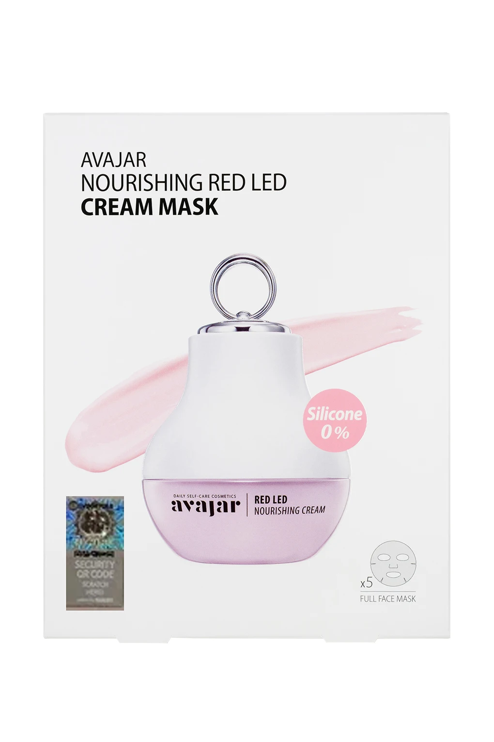 Avajar Nourishing Red Led Cream Mask Питательная кремовая LED маска 1 уп| |