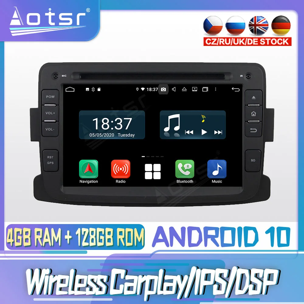 

Android 10 PX6 128G для RENAULT Duster 2012-2013, DVD, GPS-навигация, автомобильное радио, стерео, видео, мультимедийный плеер, головное устройство 2din